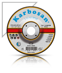Karbosan Metal Çapakalma Taşlama Diskleri 180-6,4 mm