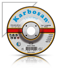 Karbosan Metal Çapakalma Taşlama Diskleri 180-6,4 mm