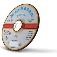 Karbosan Metal Çapakalma Taslama Diskleri 180-8 mm