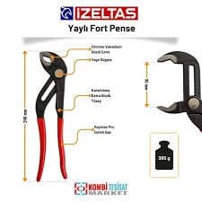 Izeltas Pense Yayli Ford 240 mm Pvc Kapli Sap
