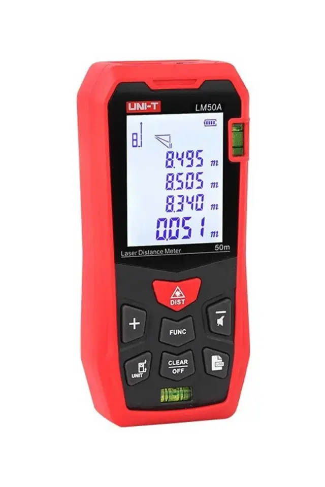 UNI-T Lazer Mesafe Ölçer LM50A 50 Metre