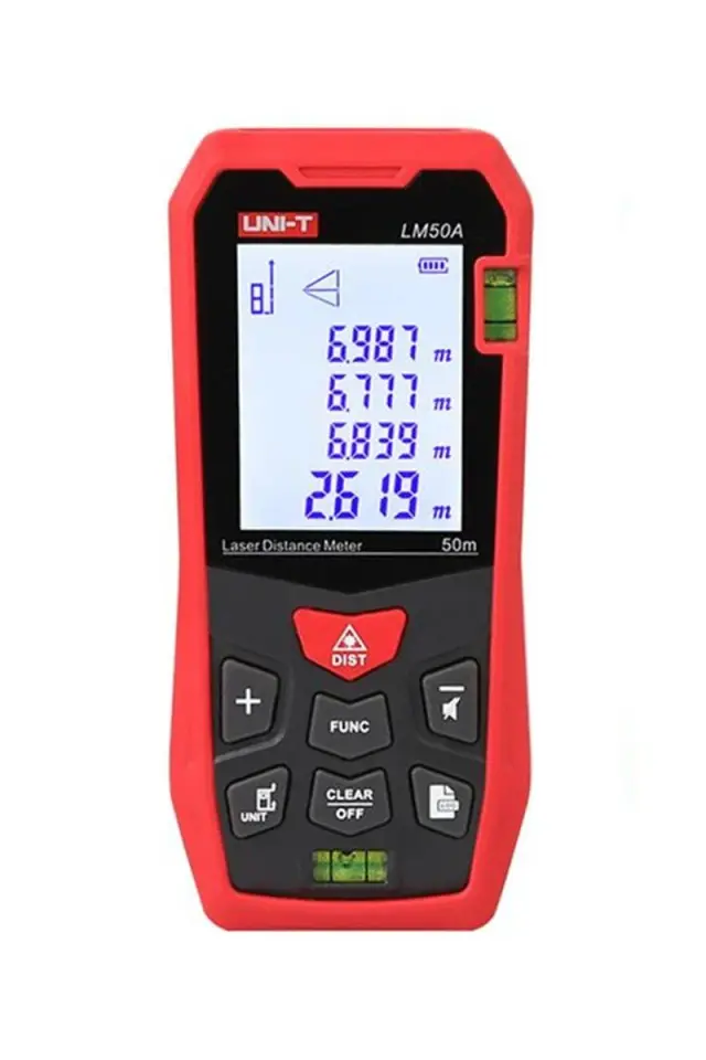 UNI-T Lazer Mesafe Ölçer LM50A 50 Metre