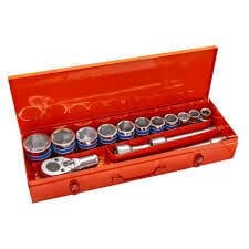 Lokma Anahtar Takımı 3/4 6 Köşe 16 Parça Metal Kutulu