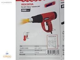 Sicak Hava Tabancasi 2 Kademeli 2000w Rodex Rdx303a