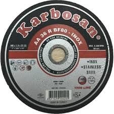 Inox Kesici Tas 180*1,9*22 Karbosan