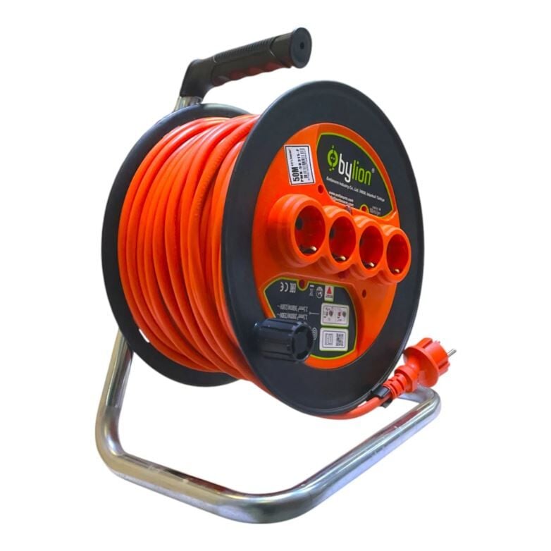 Bylion Makaralı Seyyar Uzatma Kablosu 3x1.5 mm 50 Metre