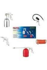 Max-Extra Max- Extra 5 Li Kompresör Seti 5 Parça Hava Tabancalı Hortumlu