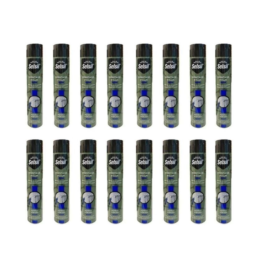 Selsil Poliüretan Köpük 600 Gr 16 Adet
