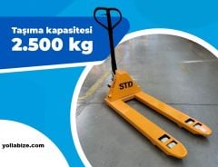 Transpalet 2500 Kg Döküm Pompa Std