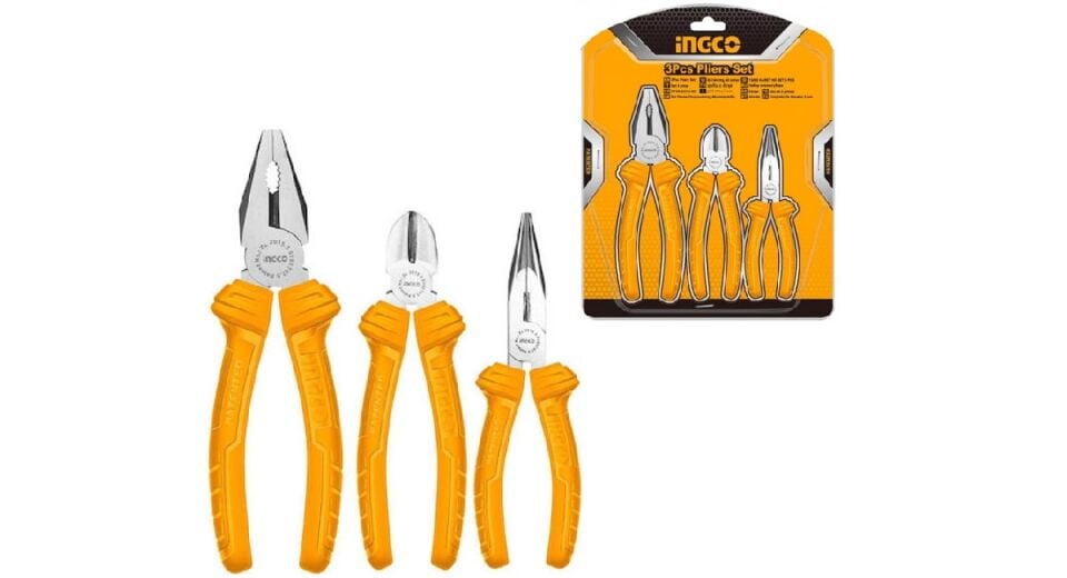 İngco Pense Yan Keski Kargaburun Pense 3 Lü Set Ing-HKPS08311