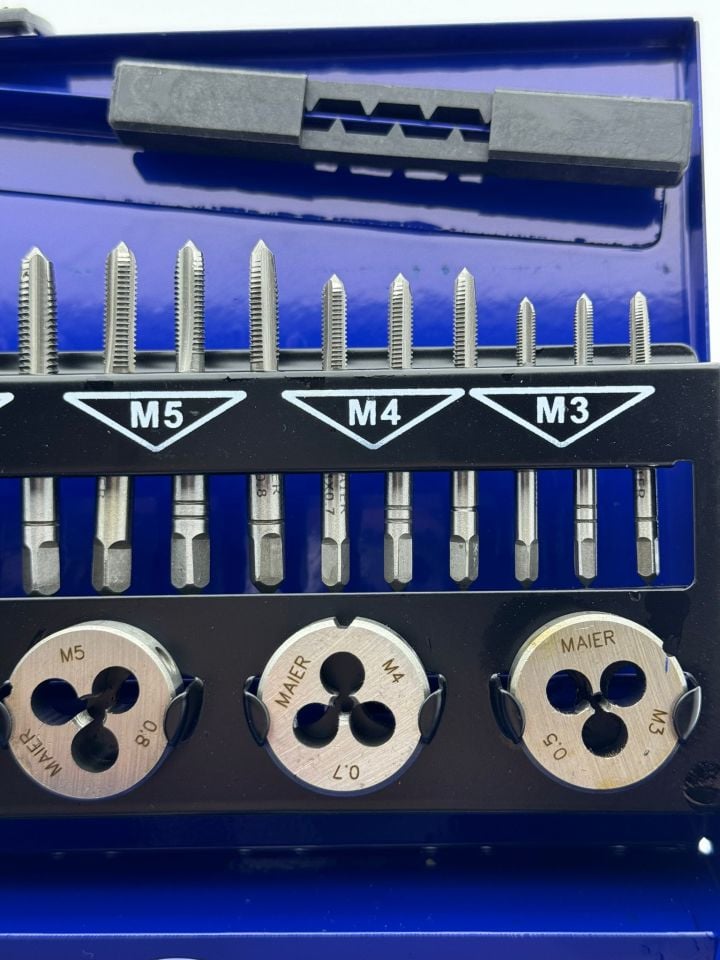 33 Parça M3-M12 Hss Kılavuz Pafta Takımı
