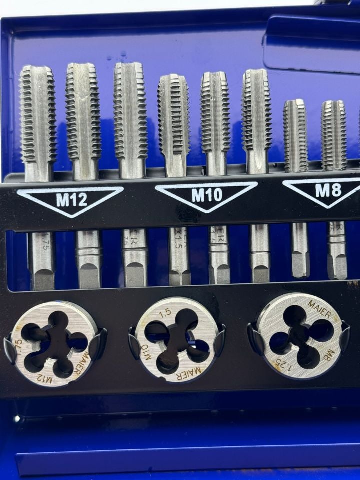 33 Parça M3-M12 Hss Kılavuz Pafta Takımı