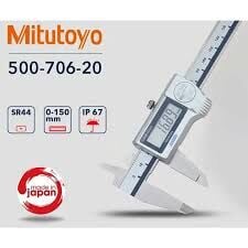 Mitutoyo 500-706-20 Su Geçirmez Dijital Kumpas IP67
