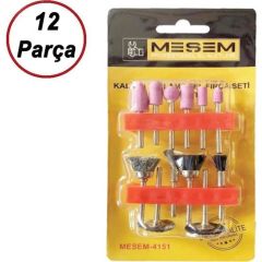 Kalıpcı Mini Taşlama ve Zımparalama Gravür Seti Meşem (12 Parça)