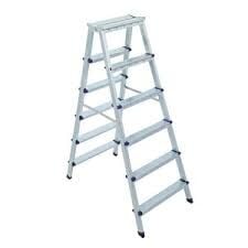 Metal Ayak Alüminyum Çift Çikis Merdiven