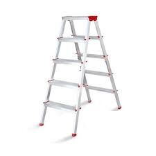 Metal Ayak Alüminyum Çift Çikis Merdiven