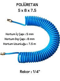 Spiral Hava Hortumu 5*8 mm PU