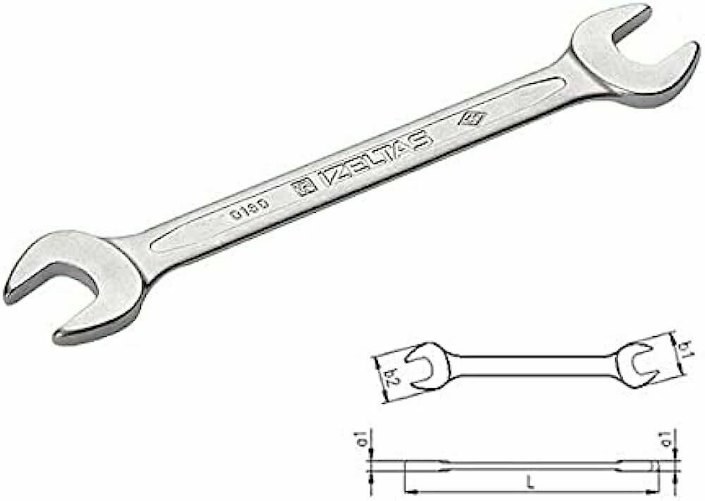 İzeltaş  Açık Ağız Anahtar 22x24mm