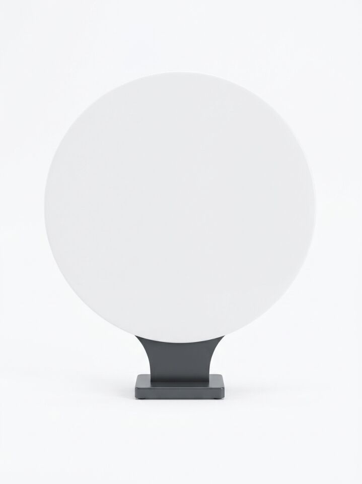 Fener Tabela 45 cm Çift Taraflı Yuvarlak LED Işıklı