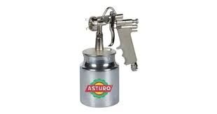 Astro E70 Alttan Depolu Boya Tabancası - Meme Ölçü Seçenekli