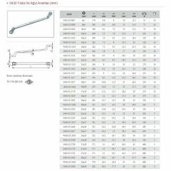İzeltaş  Yıldız Anahtar Kısa Boy 14x15
