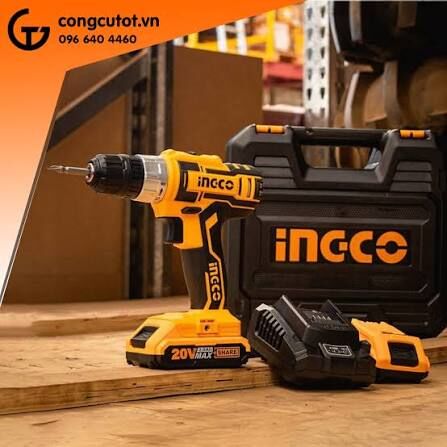 Ingco CDLI200215 Li-ion Akülü Matkap 10 MM 20V 2.0Ah