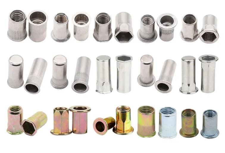 Somun Perçin Yuvarlak Sıfır Kafa