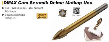 Cam Seramik Delme Üniversal Matkap Ucu