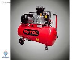 Mytol 100 LT Kasnaklı Hava Kompresörü 2 Hp İtalyan Pompa