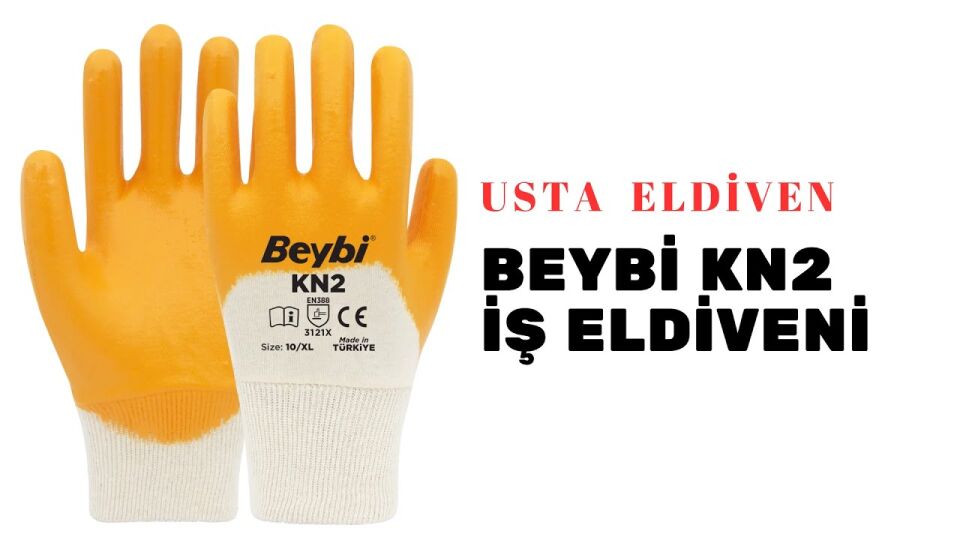Beybi Nitril Sarı Eldiven Kn2