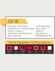 Profil Kesme Makinesi 10Hp Özyaşar Makina