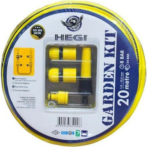 Hegi Garden Kit 1/2'' Bahçe Hortumu