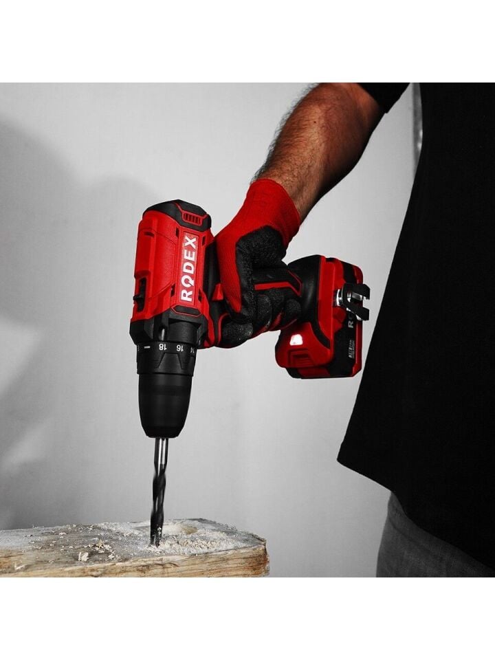 Rodex RDX3375 Çift Akülü Matkap 20V/2.0 Amper
