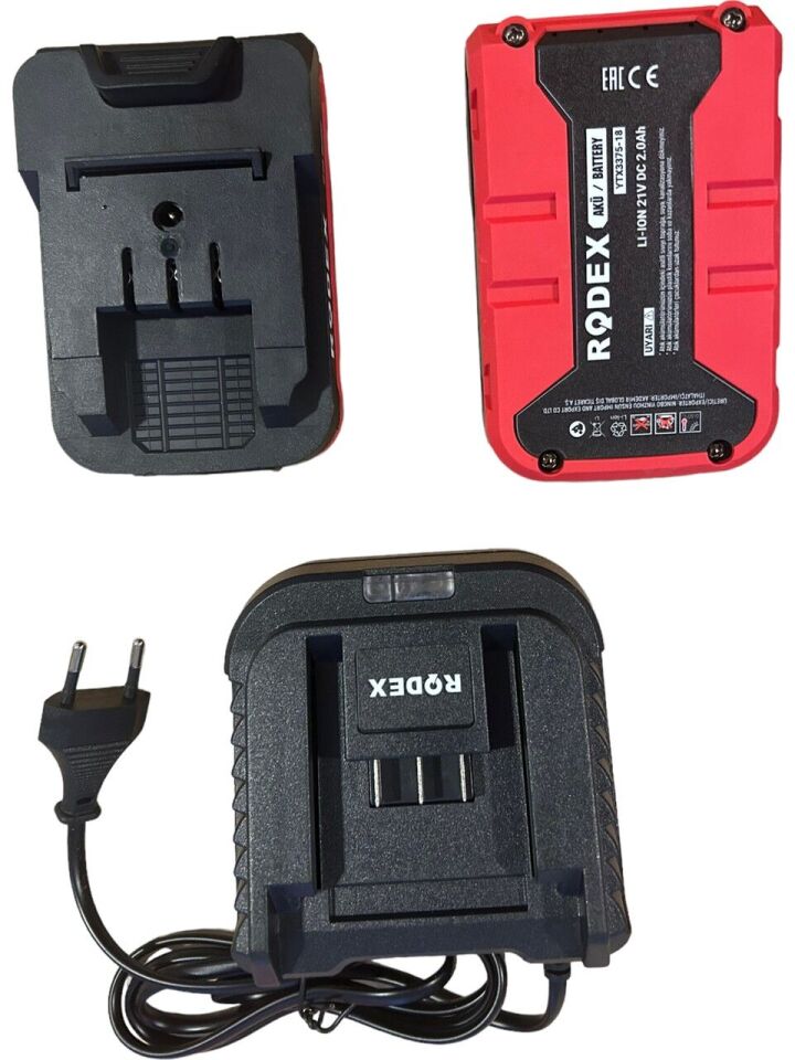 Rodex RDX3375A Çift Akülü Matkap 20V/2.0 Amper
