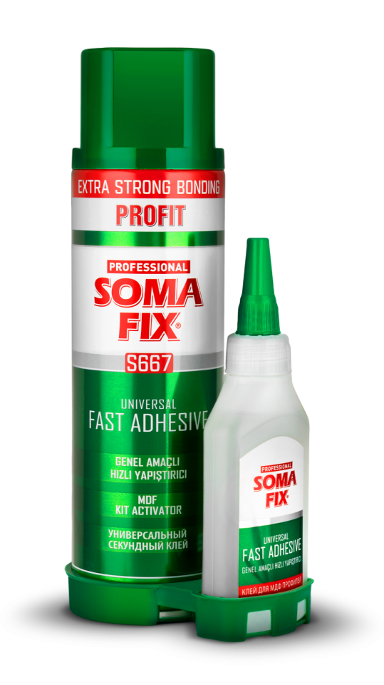 Somafix Mdf Yapıştırıcı Set 500ML+125 gr-S667