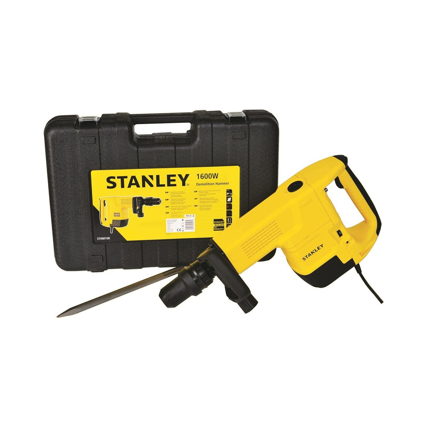 Stanley  Kırıcı STHM10K-TR 1600W 14.7J 10 kg Profesyonel SDS-Max