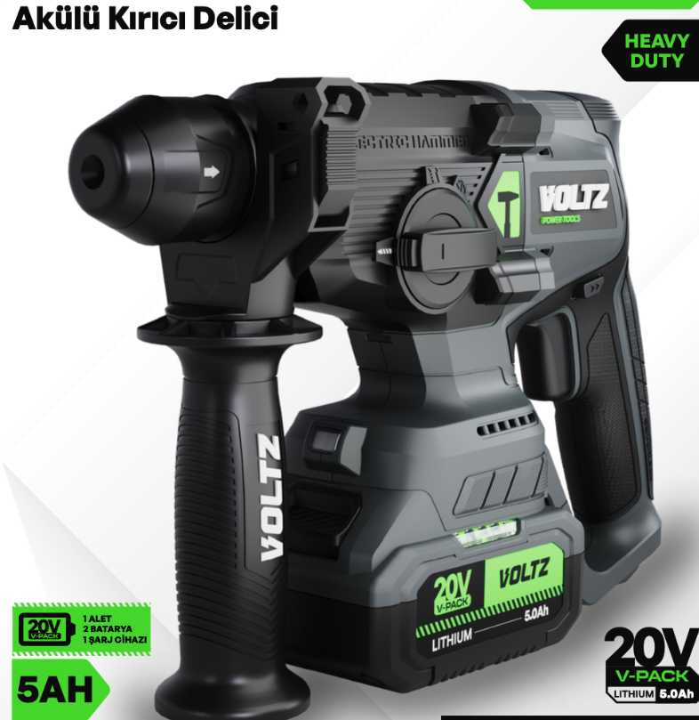 Voltz VZHD-20 Akülü Kırıcı Delici