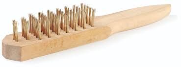 Tel Firça Ahsap Sapli Çelik