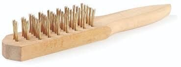 Tel Firça Ahsap Sapli Çelik