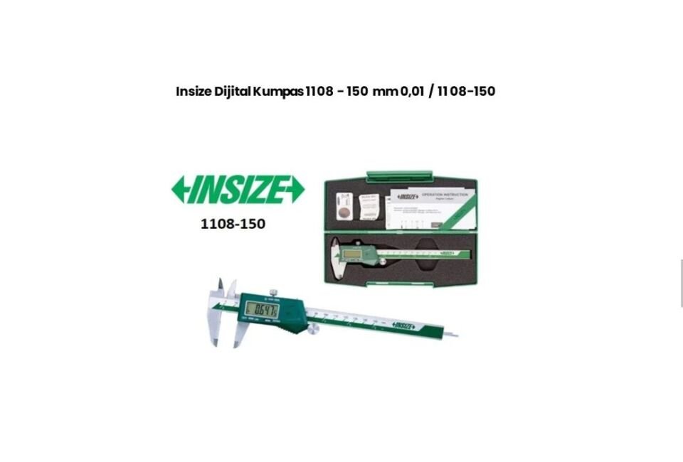 Insize Dijital Kumpas 1108-150 mm