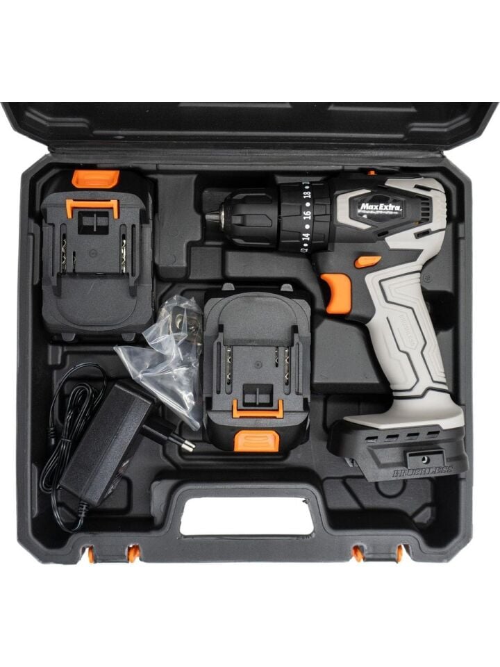 Matkap Max Extra MX1830 Çift Akü Darbeli Matkap 20V 1.5Ah