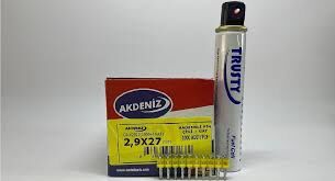 Akdeniz Çivisi 27mm +Gaz 1000 Adet