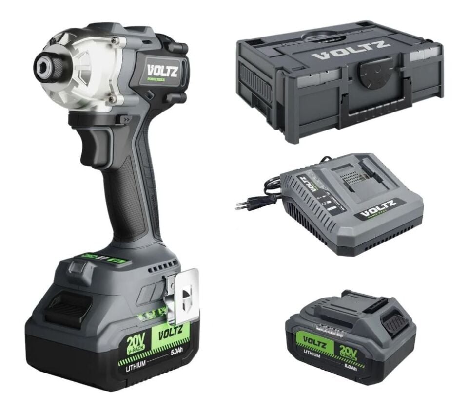 Voltz VZSD-20 Akülü Torklu Vidalama 20 Volt Çift Akülü 5 Ah