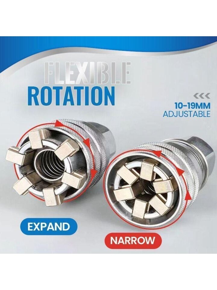 Çok Fonksiyonlu 10 mm-19 mm, Ayarlanabilir Lokma Anahtar