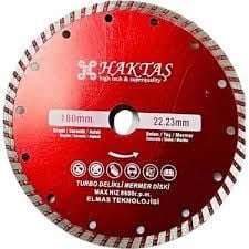 Elmas Testere Turbo Kesici 180mm Haktaş