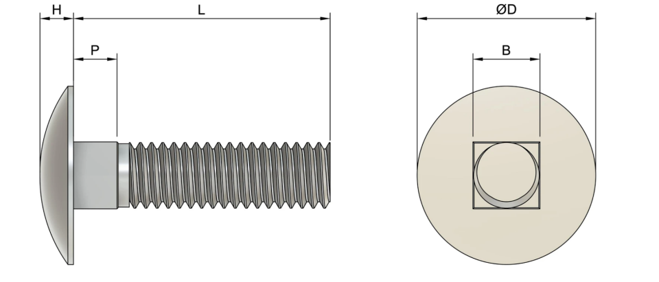 Tava Civatası M6*15-1000 Adet