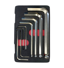 İzeltaş 8li Yuvarlak Başlı Alyan Anahtar Takımı