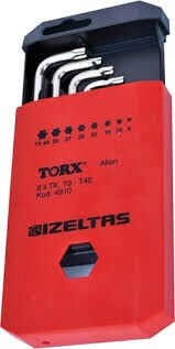 Izeltas 8li Torx  Alyan Anahtar Takimi