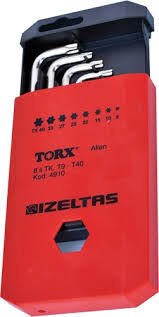 İzeltaş 8'li Torx Allen Anahtar Takımı