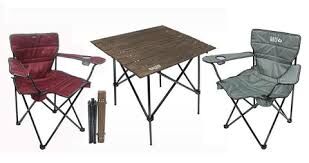 Kamp Sandalyesi Ve Kamp Masa Seti